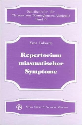 Stock image for Repertorium miasmatischer Symptome for sale by medimops