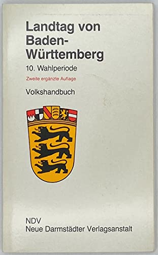 Beispielbild fr Landtag von Baden-Wrttemberg 10. Wahlperiode. Volkshandbuch zum Verkauf von biblioMundo