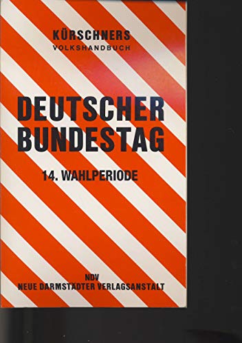 Beispielbild fr Krschners Volkshandbuch Deutscher Bundestag, 14. Wahlperiode 1998 zum Verkauf von Bernhard Kiewel Rare Books