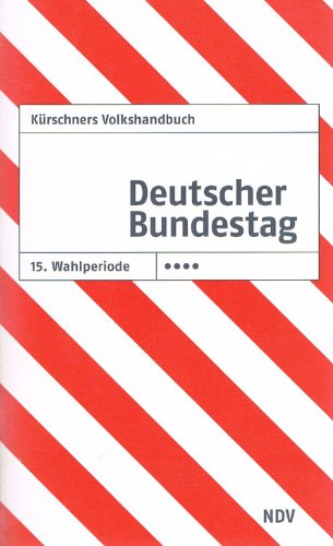 Beispielbild fr Krschners Volkshandbuch: Deutscher Bundestag - 15. Wahlperiode zum Verkauf von medimops