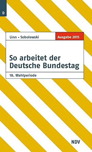 9783875767780: So arbeitet der Deutsche Bundestag 2015: 18. Wahlperiode