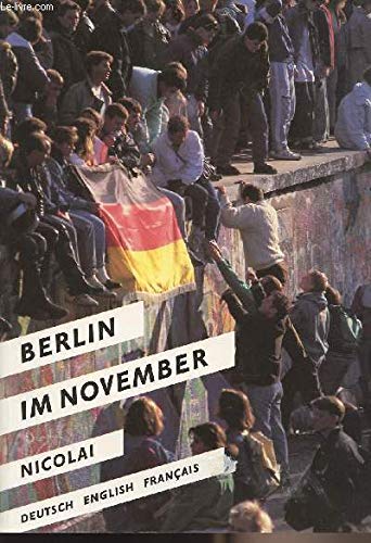 Imagen de archivo de Berlin im November a la venta por Books@Ruawai