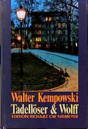 Tadellöser & Wolff: Ein bürgerlicher Roman (Edition Richarz im Verlag C W Niemeyer. Grossdruckreihe / Bücher in grosser Schrift) - Kempowski, Walter