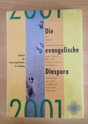 Imagen de archivo de Die evangelische Diaspora 2001 (70. Jahrgang) a la venta por Versandantiquariat Felix Mcke