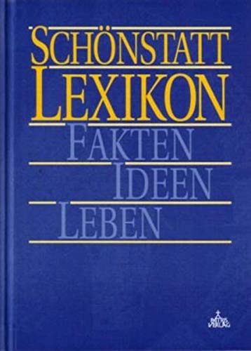 9783876201955: Schnstatt-Lexikon: Fakten - Ideen - Leben (Livre en allemand)