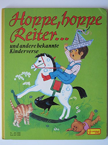 Beispielbild fr HOPPE, HOPPE REITER. und andere bekannte Kinderverse - Pestalozzi Verlag- Pappbilderbuch 18. Auflage 1986 - ISBN 3876241359 zum Verkauf von medimops