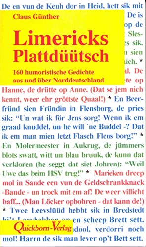9783876512914: Limericks Plattdtsch: 160 humoristische Gedichte aus und ber Norddeutschland