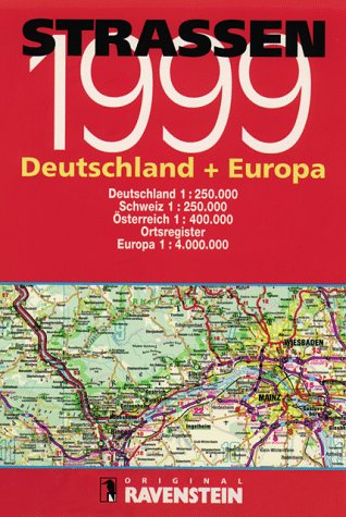9783876608198: Strassen Auto-Atlas 1999: Deutschland + Europa (German Edition)