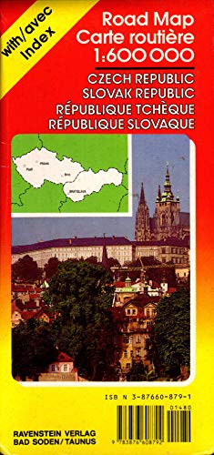 Beispielbild fr Czech Republic & Slovak Republic Road Map with Separate Index 1:600,000 zum Verkauf von HPB-Emerald