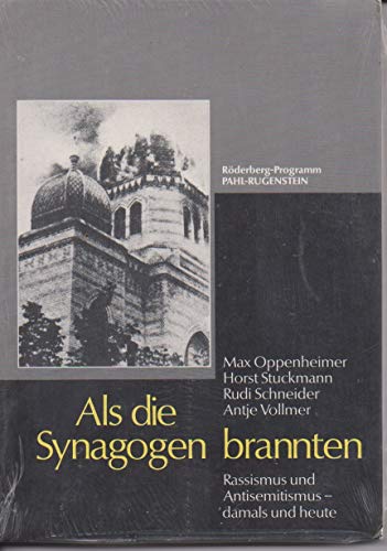 Imagen de archivo de Als die Synagogen brannten. Zur Funktion des Antisemitismus gestern und heute a la venta por Versandantiquariat Felix Mcke