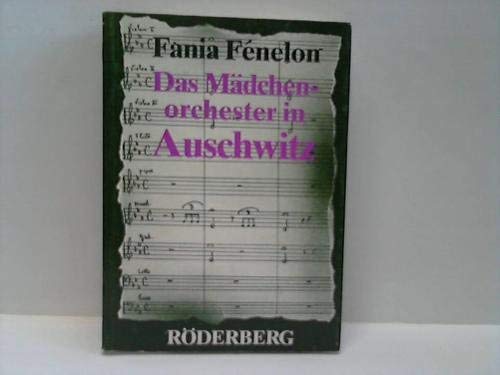 9783876827216: Das Mdchenorchester in Auschwitz