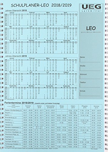 Lehrerkalender LEO 2020-2021 DIN A4 Schulplaner 