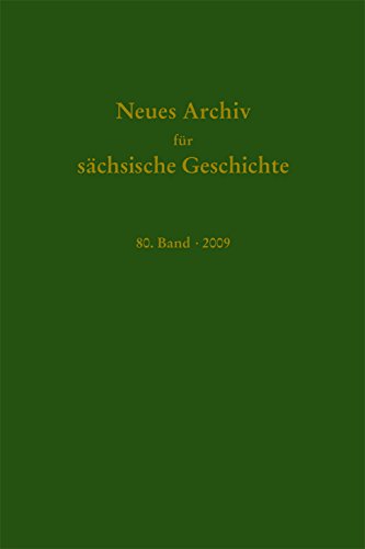 Neues Archiv für sächsische Geschichte, Band 80 (2009) - Blaschke Karlheinz, Bünz Enno, Müller Winfried, Schattkowsky Martina, Schirmer Uwe