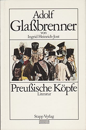 9783877761526: Adolf Glassbrenner (Preussische Kpfe)