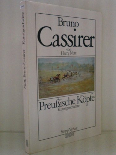 Beispielbild fr Bruno Cassirer zum Verkauf von Versandantiquariat Felix Mcke