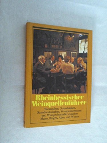 9783878040743: Rheinhessischer Weinquellenfhrer