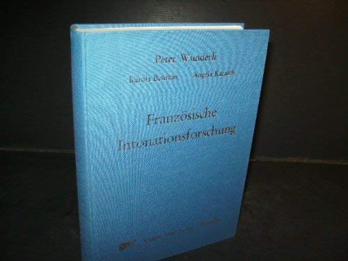 Stock image for Franzsische Intonationsforschung. Kritische Bilanz und Versuch einer Synthese for sale by Bernhard Kiewel Rare Books