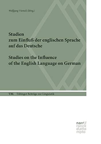 9783878081326: Studien zum Einflu der englischen Sprache auf das Deutsche