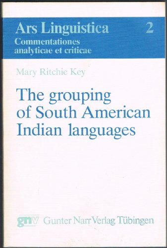 Stock image for The grouping of South American Indian languages (Ars linguistica 2) for sale by Zubal-Books, Since 1961