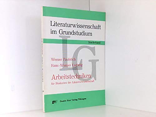 Stock image for Arbeitstechniken Fr Studenten der Literaturwissenschaft for sale by NEPO UG