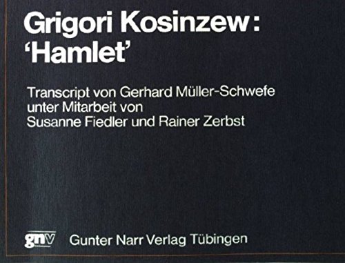 Beispielbild fr HAMLET > GRIGORI KOSINZEW: HAMLET zum Verkauf von Verlag fr Filmschriften