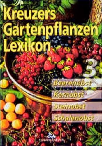 Beispielbild fr Kreuzers Gartenpflanzen Lexikon Band 3 Bd.3, Beerenobst, Kernobst, Steinobst, Schalenobst [Gebundene Ausgabe] Johannes Kreuzer (Autor) Siegfried Stein Obstbume Obstgehlze Obst Landwirt Forstwirtschaft Gartenpflanzen Lexika Nachschlagewerke Gartenpflanzen Lexikon Nachschlagewerk Biologie Landwirtschaft Gartenbau Forstwirtschaft Ernhrung Lexikon Wrterbuch Ein Nachschlagewerk in sieben Bnden. Nahezu 6000 Steckbriefe von Haus- und Gartenpflanzen, die sich in Mittel- und Nordeuropa durchgesetzt haben. Durchweg farbig illustriert. Zu jeder Pflanze eine vollstndige Kurzbeschreibung mit allen wichtigen Angaben zu Herkunft, Pflege, Vermehrung etc. Zahlreiche Tabellen und Arbeitshinweise zu Standortwahl, Kulturansprchen und Pflanzenschutz. Kreuzers Gartenpflanzen Lexikon, 7 Bde., Bd.3, Beerenobst, Kernobst, Steinobst, Schalenobst [Gebundene Ausgabe] Johannes Kreuzer (Autor) Gartenpflanzen Lexika Nachschlagewerke Biologie Landwirtschaft Gartenbau Forstwirtschaft Ernhrung Obstbume Obstgeh zum Verkauf von BUCHSERVICE / ANTIQUARIAT Lars Lutzer