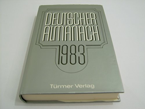Beispielbild fr Deutscher Almanach 1983 zum Verkauf von Buchstube Tiffany