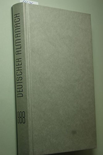 Beispielbild fr Deutscher Almanach 1988 zum Verkauf von Bernhard Kiewel Rare Books