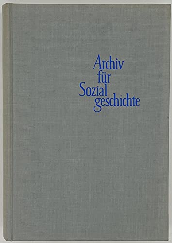 Beispielbild fr Archiv fr Sozialgeschichte zum Verkauf von Buchpark