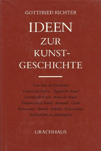 Stock image for Ideen zur Kunstgeschichte for sale by Reuseabook