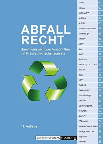 Stock image for Abfallrecht 2020: Sammlung wichtiger Gesetze mit Kreislaufwirtschaftsgesetz - Textausgabe for sale by medimops