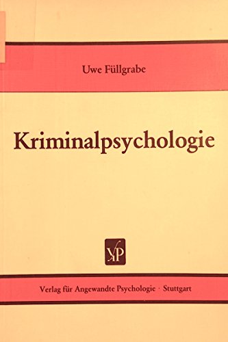 Stock image for Kriminalpsychologie. for sale by Antiquariat KAMAS