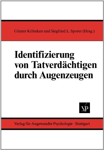 9783878440284: Identifizierung von Tatverdchtigen durch Augenzeugen