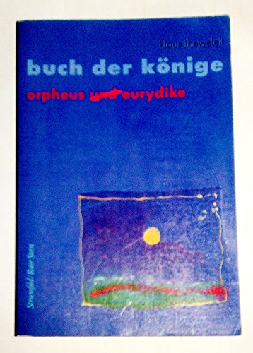 Stock image for Buch der Knige, in 4 Bdn., Bd.1, Orpheus und Eurydike for sale by Versandantiquariat Felix Mcke