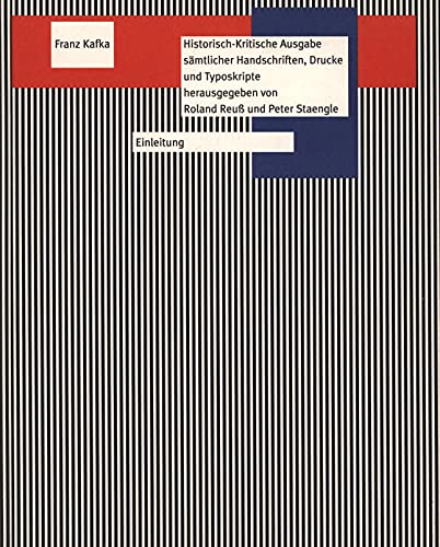 Historisch-kritische Ausgabe saÌˆmtlicher Handschriften, Drucke und Typoskripte (German Edition) (9783878774921) by Franz Kafka. Herausgegeben Von Roland Reuss Und Peter Staengle