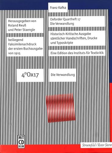 9783878775041: Die Verwandlung. Historisch-Kritische Ausgabe. (incl. CD ROM)