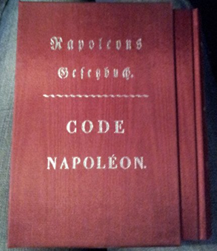 9783878775737: Code Napoleon. Napoleons Gesetzbuch