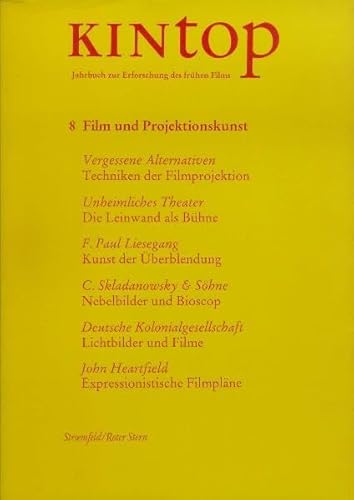 9783878777885: KINtop. Jahrbuch zur Erforschung des frhen Films / Film und Projektionskunst