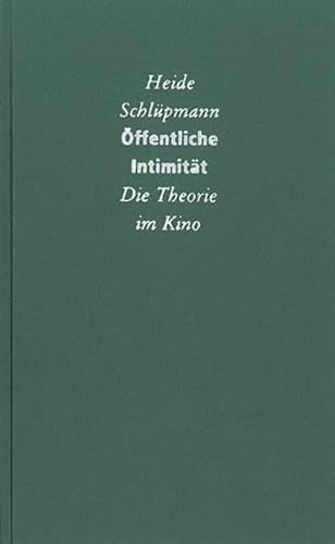 9783878778752: Schlpmann: ffentliche Intimitt