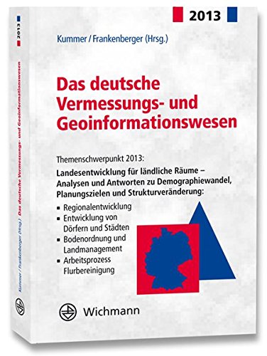 9783879075232: Das deutsche Vermessungs- und Geoinformationswesen 2013