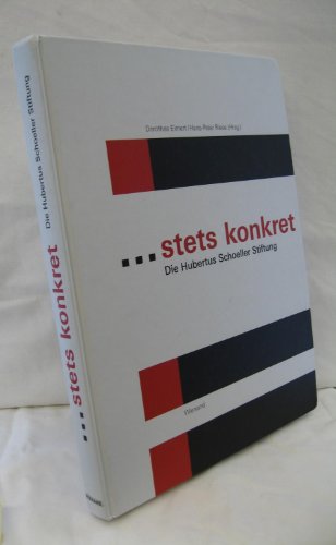 .stets konkret. Die Hubertus Schoeller Stiftung