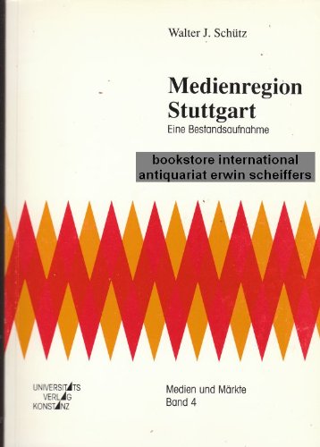 Beispielbild fr Medienregion Stuttgart. Eine Bestandsaufnahme zum Verkauf von medimops