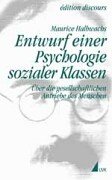 9783879405817: Entwurf einer Psychologie sozialer Klassen.