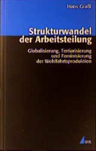 Beispielbild fr Strukturwandel der Arbeitsteilung. Globalisierung, Tertiarisierung und Feminisierung der Wohlfahrtsproduktion zum Verkauf von medimops