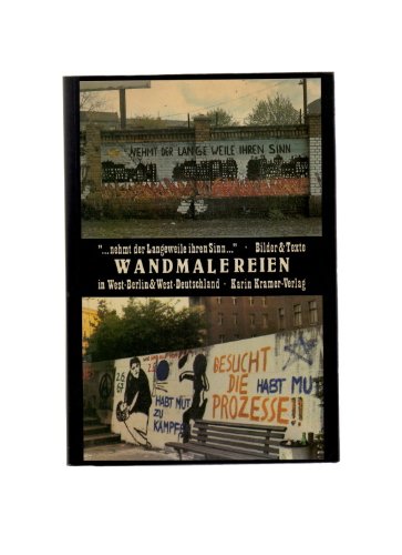 Beispielbild fr Wandmalereien in West-Berlin & West-Deutschland zum Verkauf von medimops
