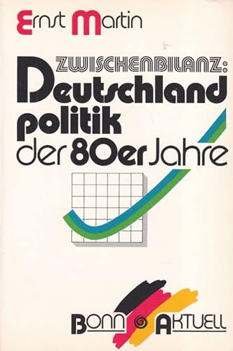 Imagen de archivo de Zwischenbilanz. Deutschlandpolitik der 80er Jahre a la venta por Versandantiquariat Felix Mcke