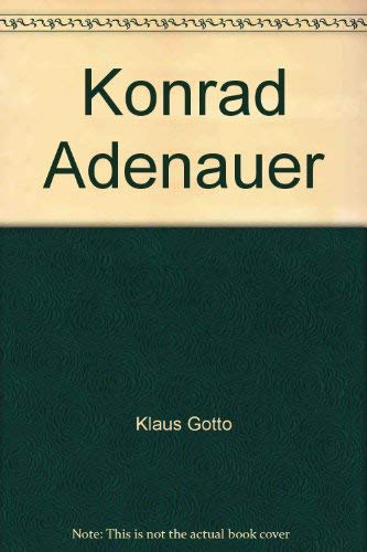 Stock image for Konrad Adenauer for sale by Ammareal