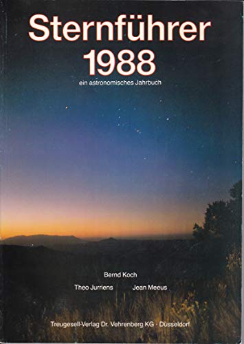 9783879740888: Sternfhrer 1988. Ein astronomisches Jahrbuch