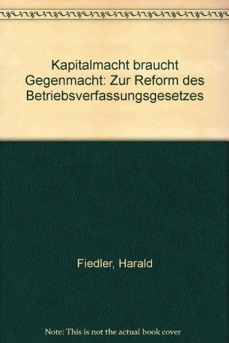 Supplement der Zeitschrift Sozialismus 11/2000: Kapitalmacht braucht Gegenmacht: Zur Reformdes Be...