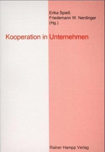 Beispielbild fr Kooperation in Unternehmen zum Verkauf von medimops